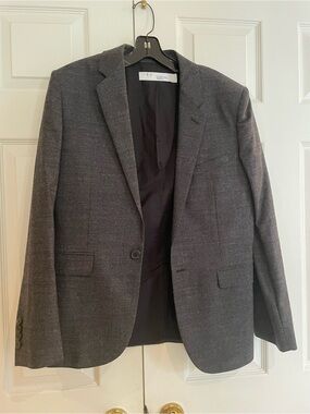 IRO Gray Single-Button Wool-Blend Blazer